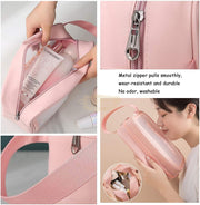 Multipurpose PVC Travel Organizer Bag | Pink Toiletry Bag