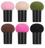Mushroom Head Makeup Sponge with handle (Dry & Wet Use) Makeup Accessories