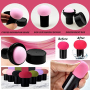 Mushroom Head Makeup Sponge with handle (Dry & Wet Use) Makeup Accessories