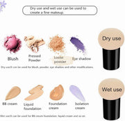 Mushroom Head Makeup Sponge with handle (Dry & Wet Use) Makeup Accessories