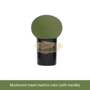 Mushroom Head Makeup Sponge with handle (Dry & Wet Use) Matcha Green Makeup Accessories