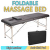 Portable Massage Bed with pillow 180*70*65cm | Black