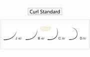 NAGARAKU Classic C Curl Mixed Lash Extension False Eyelashes