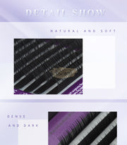 NAGARAKU Classic C Single Length Lash Extension False Eyelashes