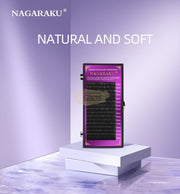 NAGARAKU Classic D Single Length Lash Extension False Eyelashes