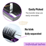 NAGARAKU Classic D Single Length Lash Extension False Eyelashes