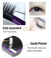NAGARAKU Classic D Single Length Lash Extension False Eyelashes