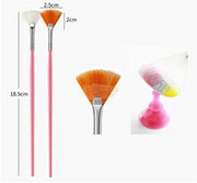 Nail Art Brush Set (15 pcs) | Pink Nail Art Brush