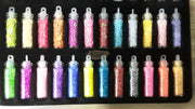Nail Art Deco in Mini Glass Bottles Nail Art