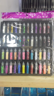 Nail Art Deco in Mini Glass Bottles Nail Art