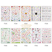Nail Art Flower Stickers - Available in 10 designs Nail Stickers