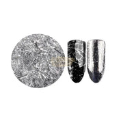 Nail Art Glitter Gold Silver Striping Lines - Available in Gold & Silver Silver Nail Art