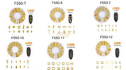 Nail Art Gold Jewelry Decoration - Available in 17 designs Nail Art