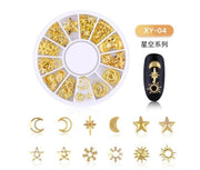 Nail Art Gold Jewelry Decoration - Available in 17 designs XY-04 Nail Art