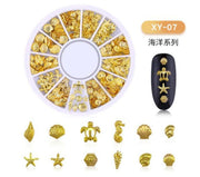 Nail Art Gold Jewelry Decoration - Available in 17 designs XY-07 Nail Art