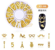 Nail Art Gold Jewelry Decoration - Available in 17 designs XY-08 Nail Art