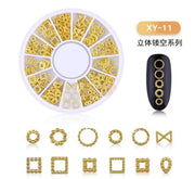 Nail Art Gold Jewelry Decoration - Available in 17 designs XY-11 Nail Art