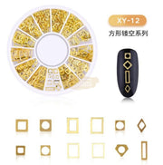 Nail Art Gold Jewelry Decoration - Available in 17 designs XY-12 Nail Art