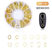 Nail Art Gold Jewelry Decoration - Available in 17 designs XY-14 Nail Art