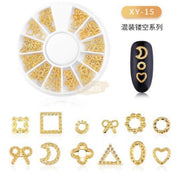 Nail Art Gold Jewelry Decoration - Available in 17 designs XY-15 Nail Art