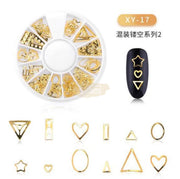 Nail Art Gold Jewelry Decoration - Available in 17 designs XY-17 Nail Art