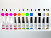 Nail Art Liner Gel Set (No. 1 to No. 12) Liner Gel
