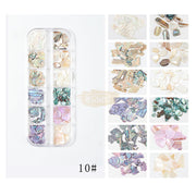 Nail Art Mixed Shell Jewelry Decoration Set - Available in 15 designs 10 Nail Art