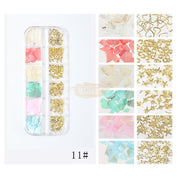 Nail Art Mixed Shell Jewelry Decoration Set - Available in 15 designs 11 Nail Art