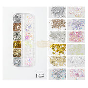 Nail Art Mixed Shell Jewelry Decoration Set - Available in 15 designs 14 Nail Art