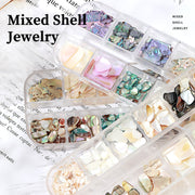 Nail Art Mixed Shell Jewelry Decoration Set - Available in 15 designs Nail Art