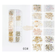 Nail Art Mixed Shell Jewelry Decoration Set - Available in 15 designs 3 Nail Art