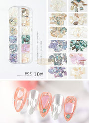 Nail Art Mixed Shell Jewelry Decoration Set - Available in 15 designs Nail Art
