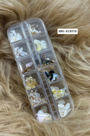 Nail Art Mixed Shell Jewelry Decoration Set - Available in 15 designs Nail Art