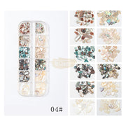 Nail Art Mixed Shell Jewelry Decoration Set - Available in 15 designs 4 Nail Art