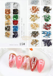Nail Art Mixed Shell Jewelry Decoration Set - Available in 15 designs Nail Art