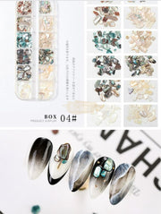 Nail Art Mixed Shell Jewelry Decoration Set - Available in 15 designs Nail Art