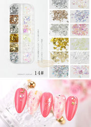 Nail Art Mixed Shell Jewelry Decoration Set - Available in 15 designs Nail Art