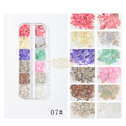 Nail Art Mixed Shell Jewelry Decoration Set - Available in 15 designs 7 Nail Art