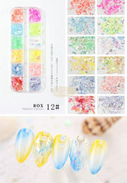 Nail Art Mixed Shell Jewelry Decoration Set - Available in 15 designs Nail Art