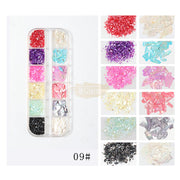Nail Art Mixed Shell Jewelry Decoration Set - Available in 15 designs 9 Nail Art