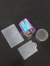 Nail Art Stamper Set (Stamper Scraper & Stamping Plate) - M-92 - Purple Nail Art Tool