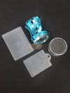 Nail Art Stamper Set (Stamper Scraper & Stamping Plate) - M-95 - Blue Nail Art Tool