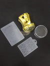 Nail Art Stamper Set (Stamper Scraper & Stamping Plate) - M-95 - Yellow Nail Art Tool