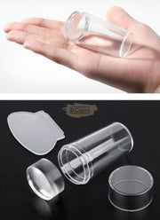 Nail Art Stamper with Scraper Clear Nail Art Tool