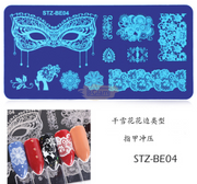 Nail Art Stamping Plates BE Collection STZ-BE04 Nail Art Tool
