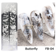 Nail Art Stamping Plates Full Beauty Collection Nail Stamping Plates