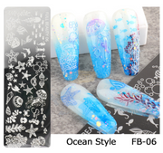 Nail Art Stamping Plates Full Beauty Collection Nail Stamping Plates