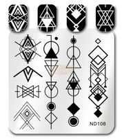 Nail Art Stamping Plates ND Collection ND-108 Nail Art Tool