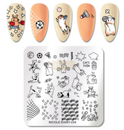 Nail Art Stamping Plates ND Collection Nail Art Tool
