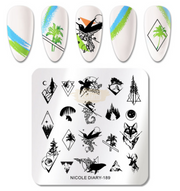 Nail Art Stamping Plates ND Collection Nail Art Tool